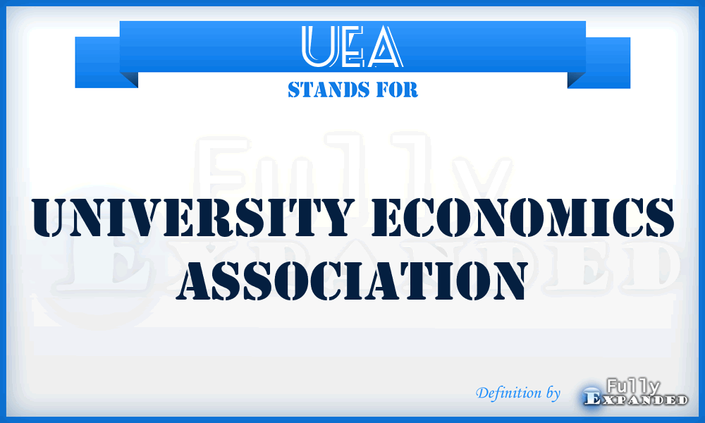 UEA - University Economics Association