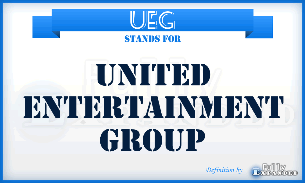 UEG - United Entertainment Group