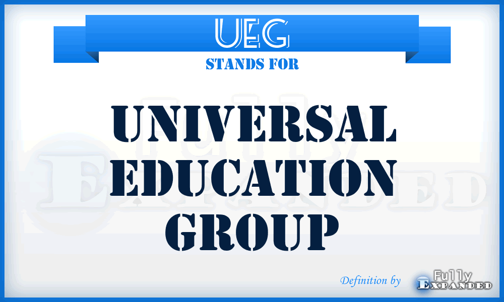 UEG - Universal Education Group