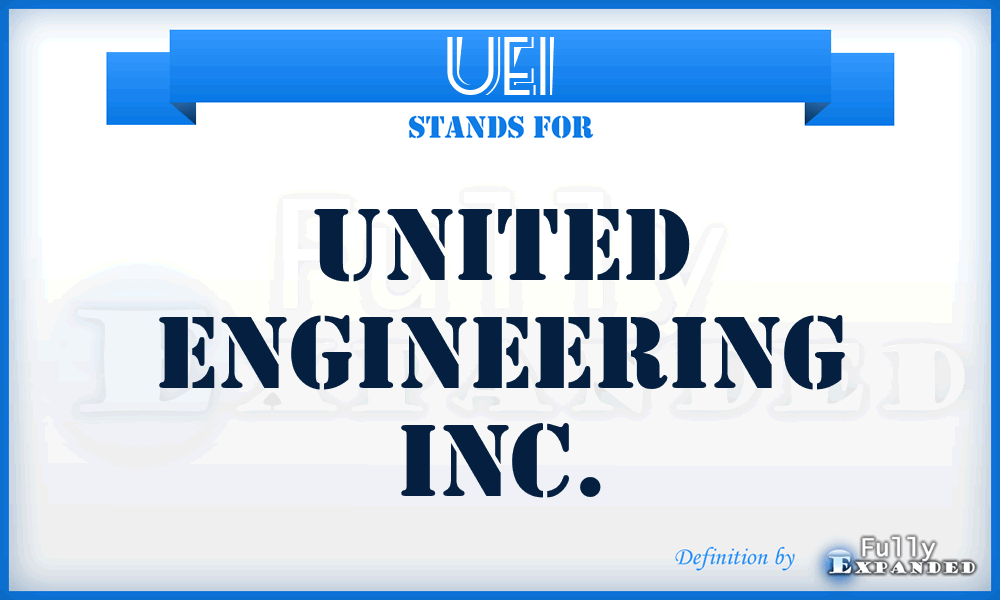 UEI - United Engineering Inc.
