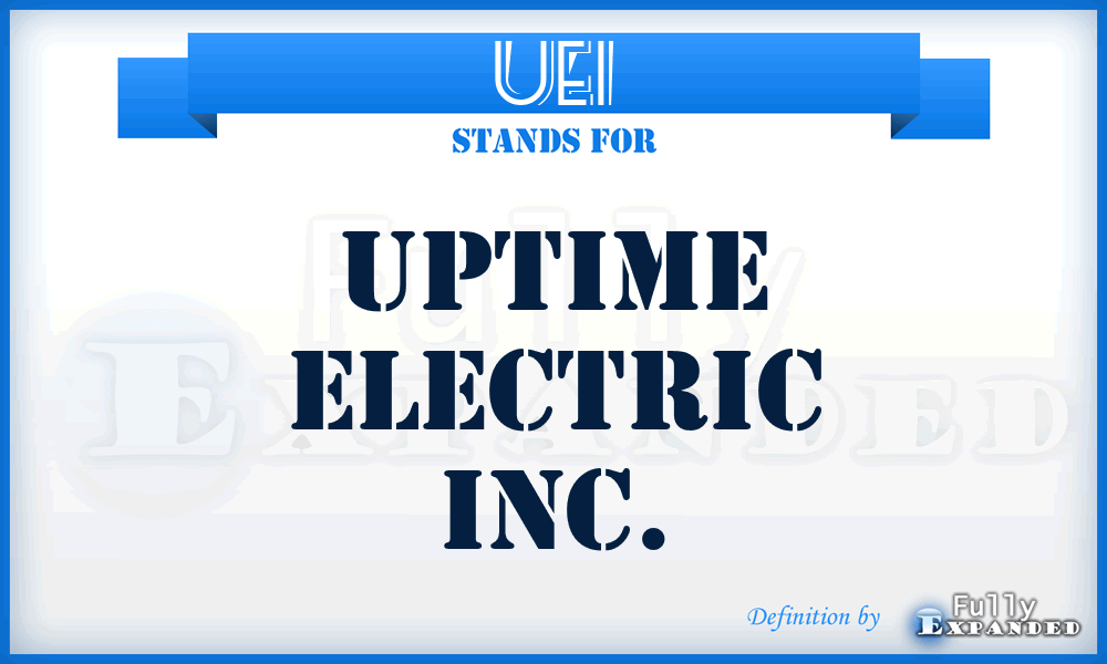 UEI - Uptime Electric Inc.