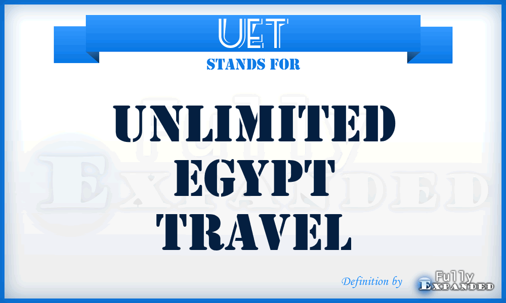UET - Unlimited Egypt Travel