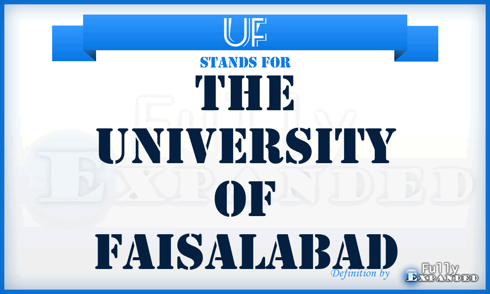 UF - The University of Faisalabad