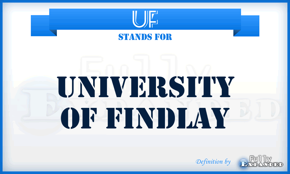 UF - University of Findlay