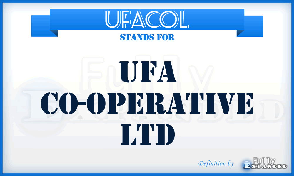 UFACOL - UFA Co-Operative Ltd