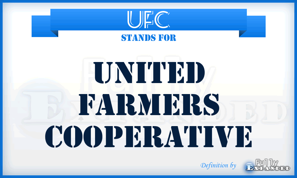 UFC - United Farmers Cooperative