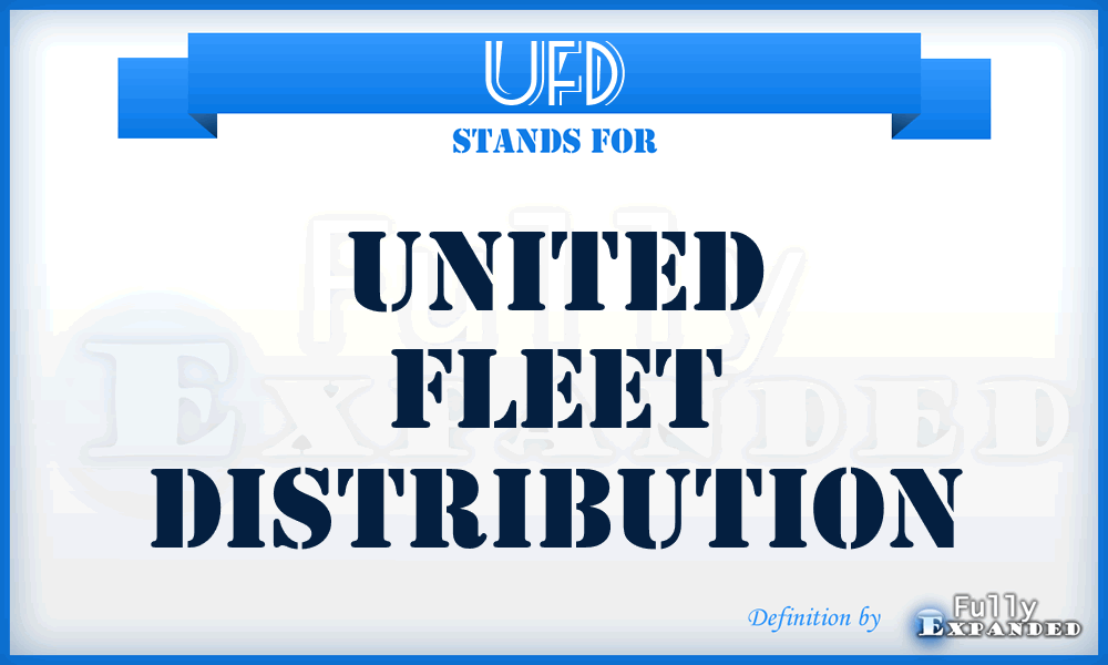 UFD - United Fleet Distribution