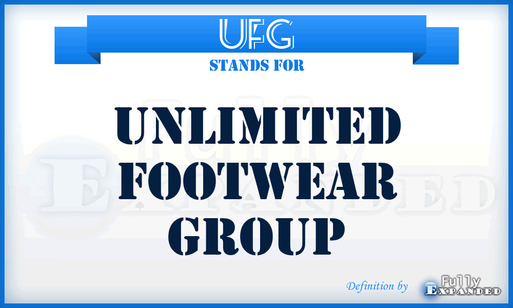 UFG - Unlimited Footwear Group
