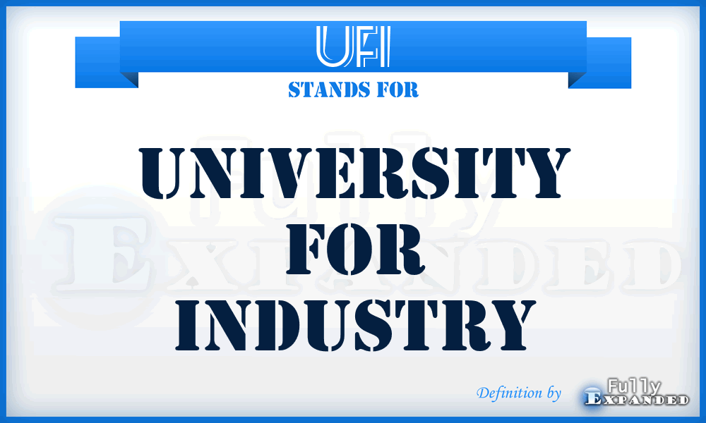 UFI - University For Industry