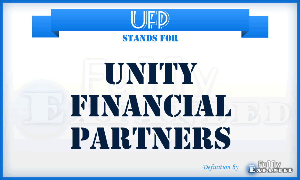 UFP - Unity Financial Partners