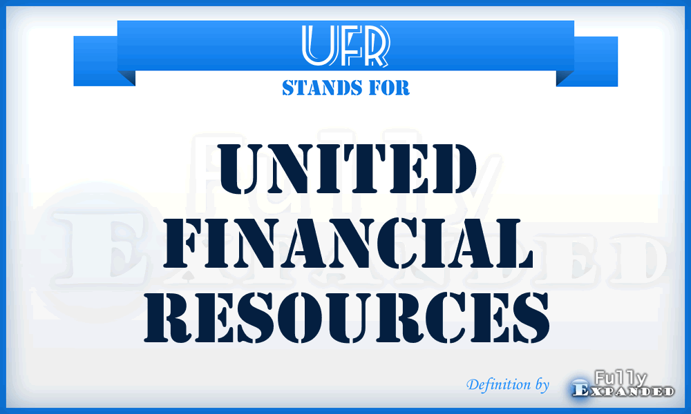UFR - United Financial Resources