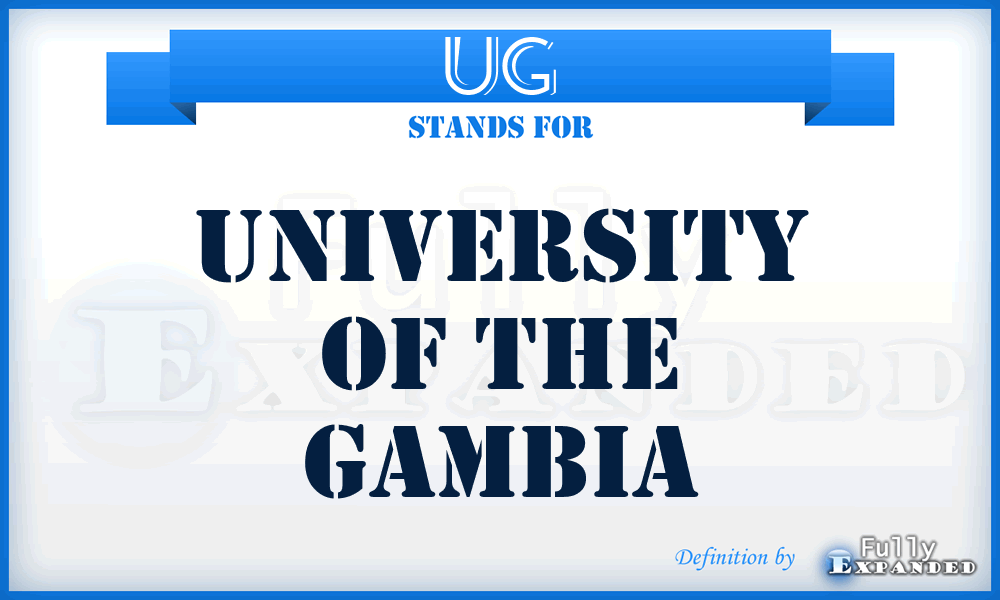 UG - University of the Gambia