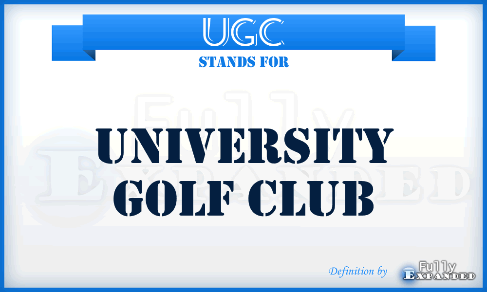 UGC - University Golf Club