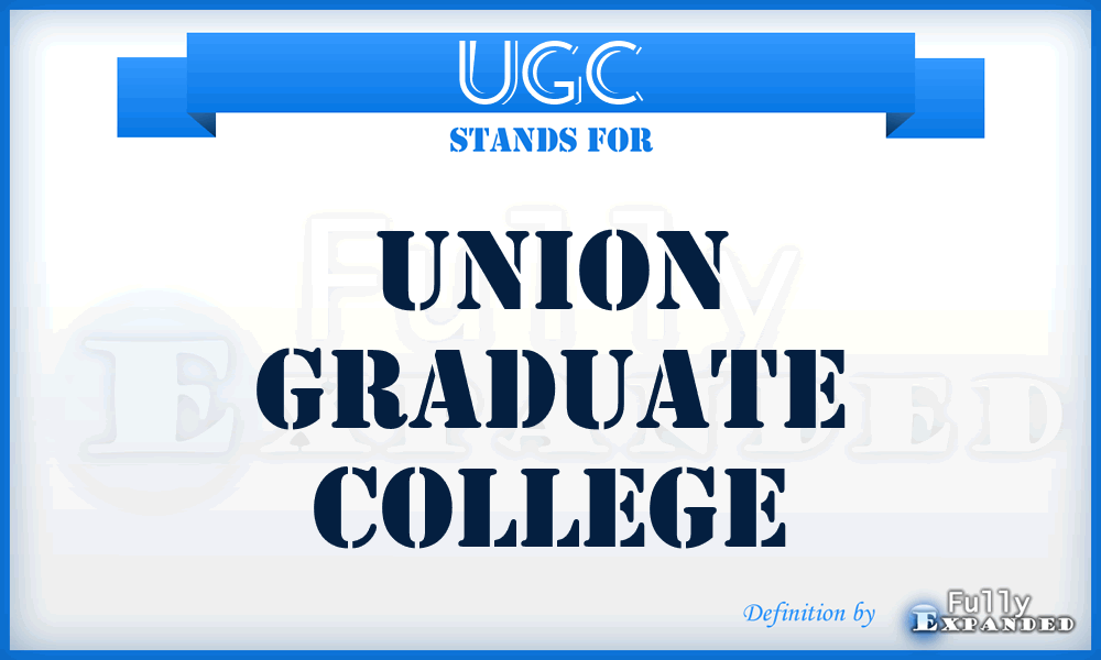 UGC - Union Graduate College