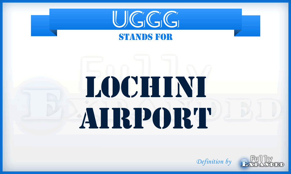 UGGG - Lochini airport