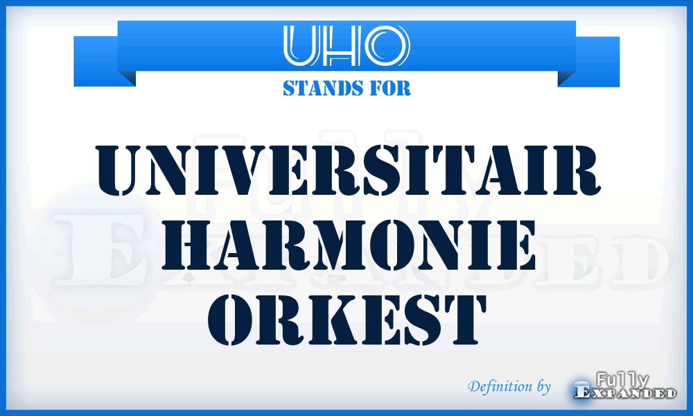 UHO - Universitair Harmonie Orkest