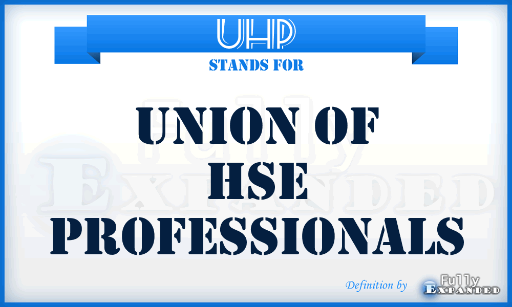 UHP - Union of Hse Professionals