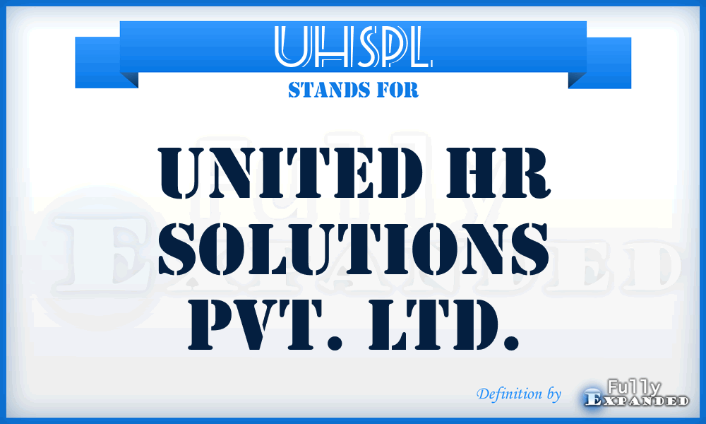 UHSPL - United Hr Solutions Pvt. Ltd.