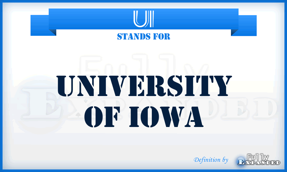UI - University of Iowa
