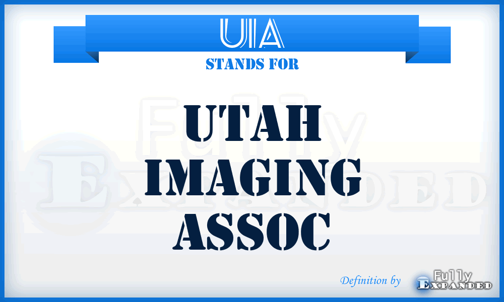 UIA - Utah Imaging Assoc