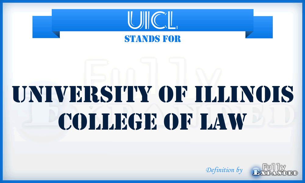 UICL - University of Illinois College of Law