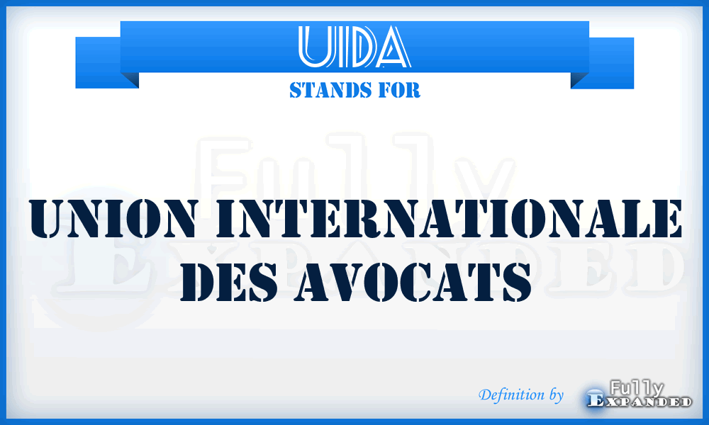 UIDA - Union Internationale Des Avocats
