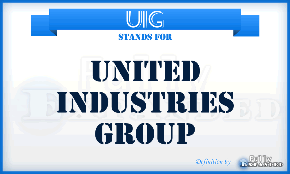 UIG - United Industries Group