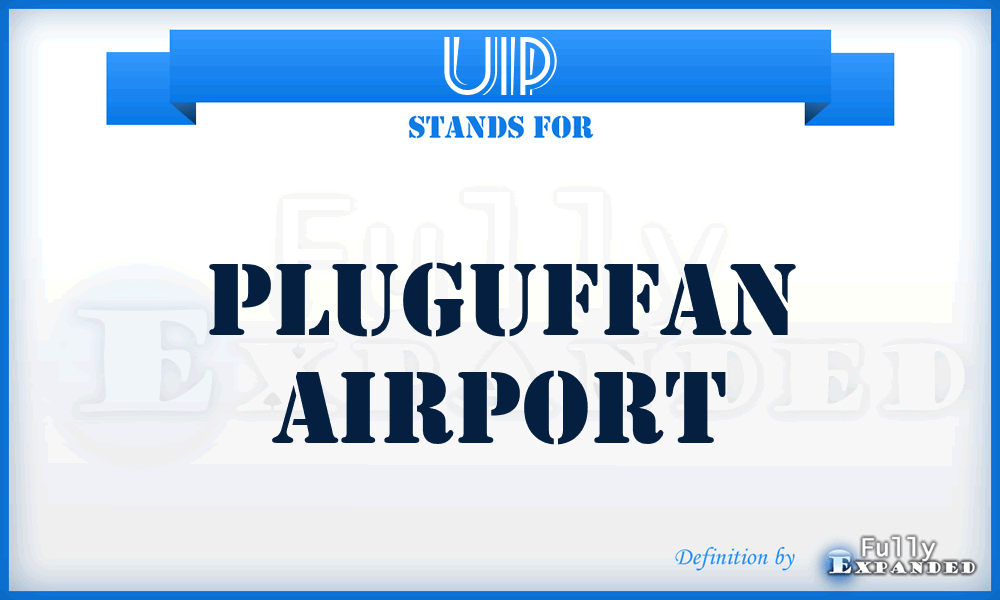 UIP - Pluguffan airport