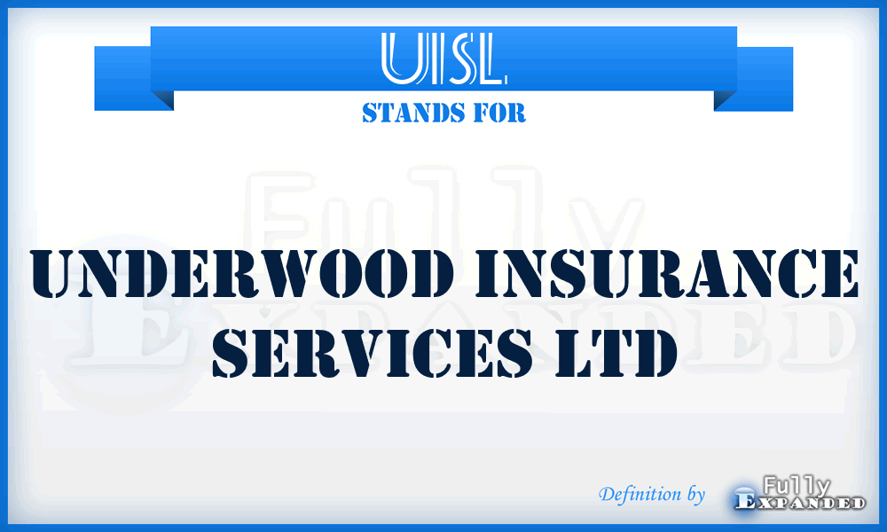 UISL - Underwood Insurance Services Ltd