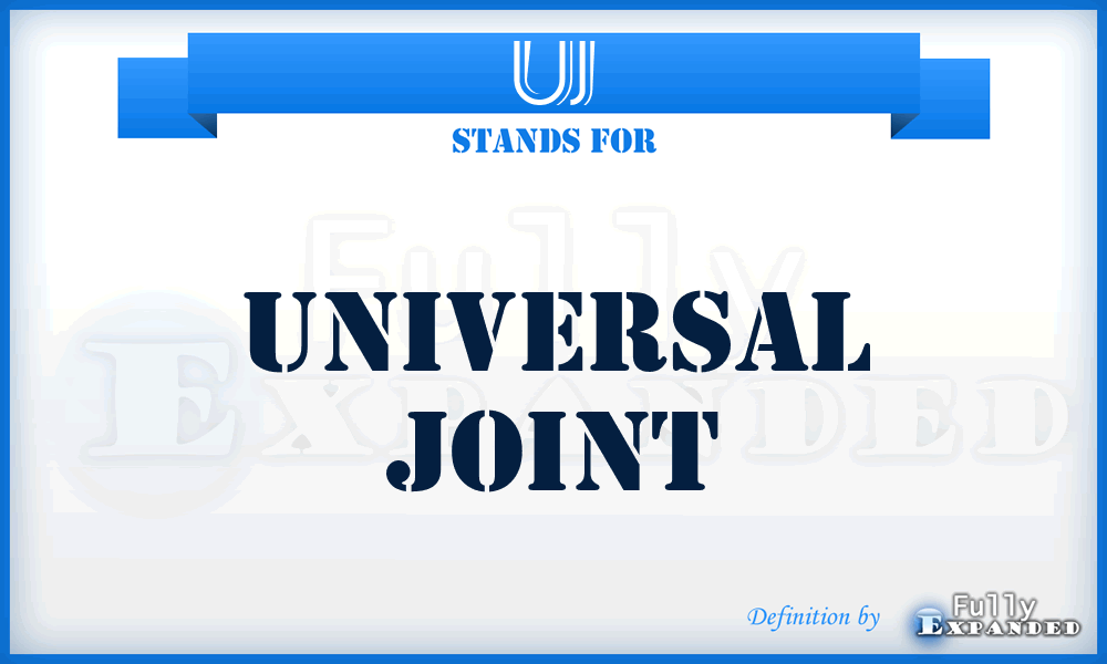 UJ - Universal Joint