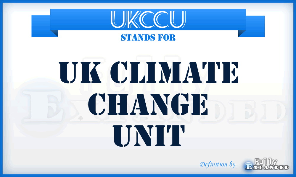 UKCCU - UK Climate Change Unit