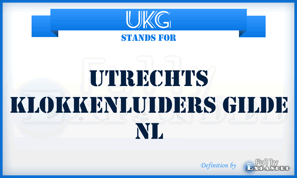 UKG - Utrechts Klokkenluiders Gilde NL