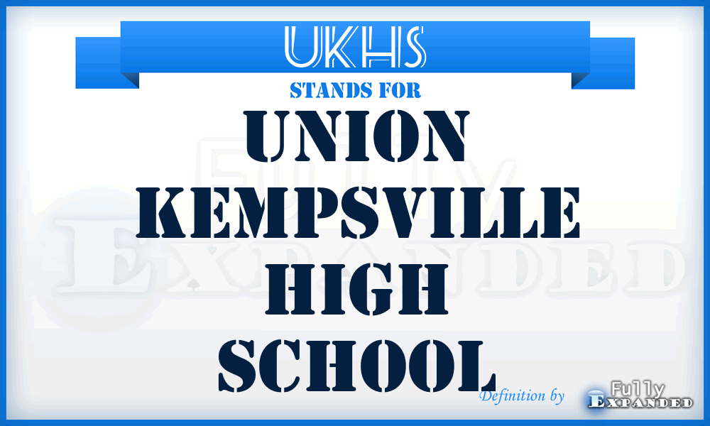 UKHS - Union Kempsville High School