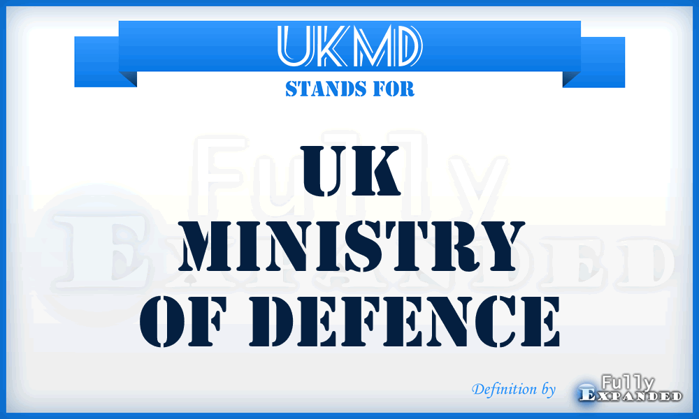 UKMD - UK Ministry of Defence