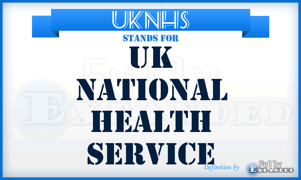 UKNHS - UK National Health Service