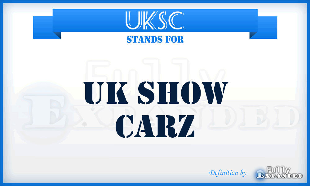 UKSC - UK Show Carz