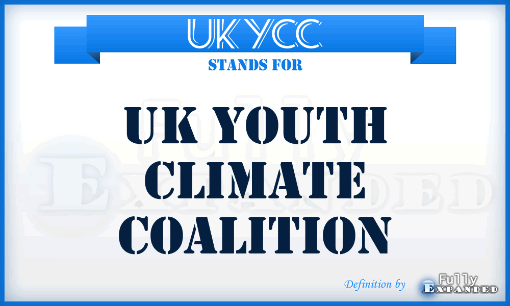 UKYCC - UK Youth Climate Coalition