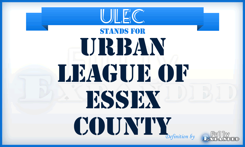 ULEC - Urban League of Essex County