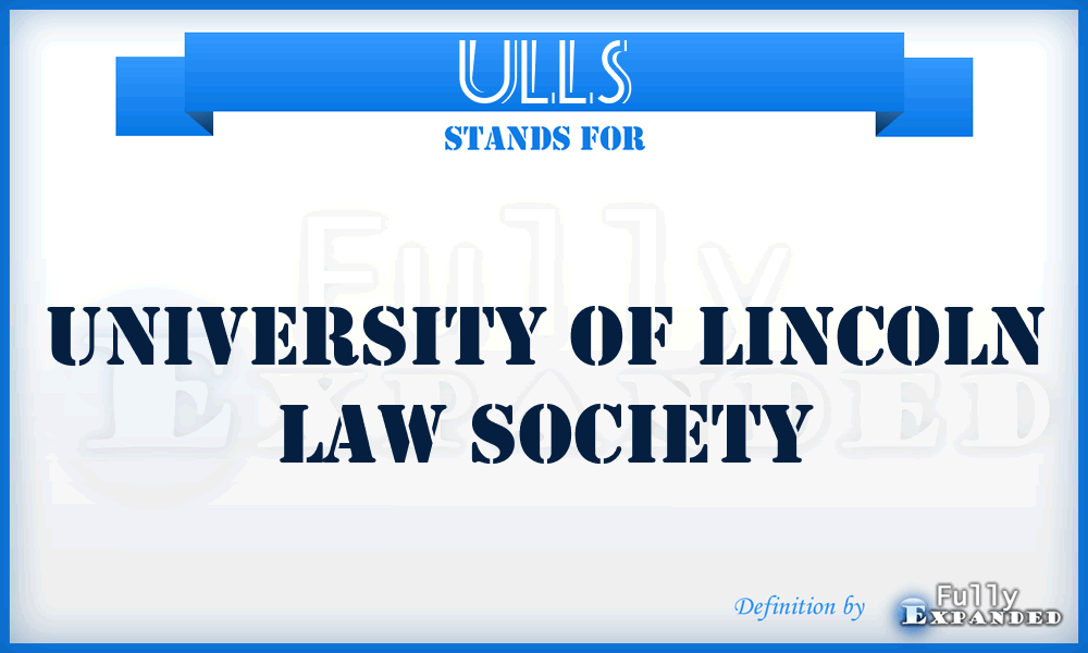 ULLS - University of Lincoln Law Society