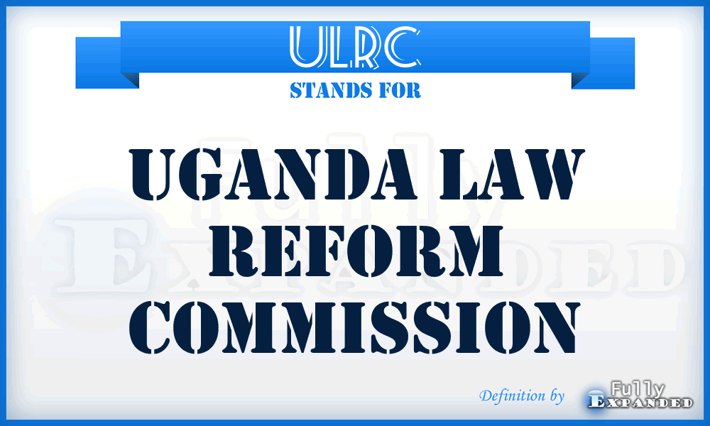 ULRC - Uganda Law Reform Commission