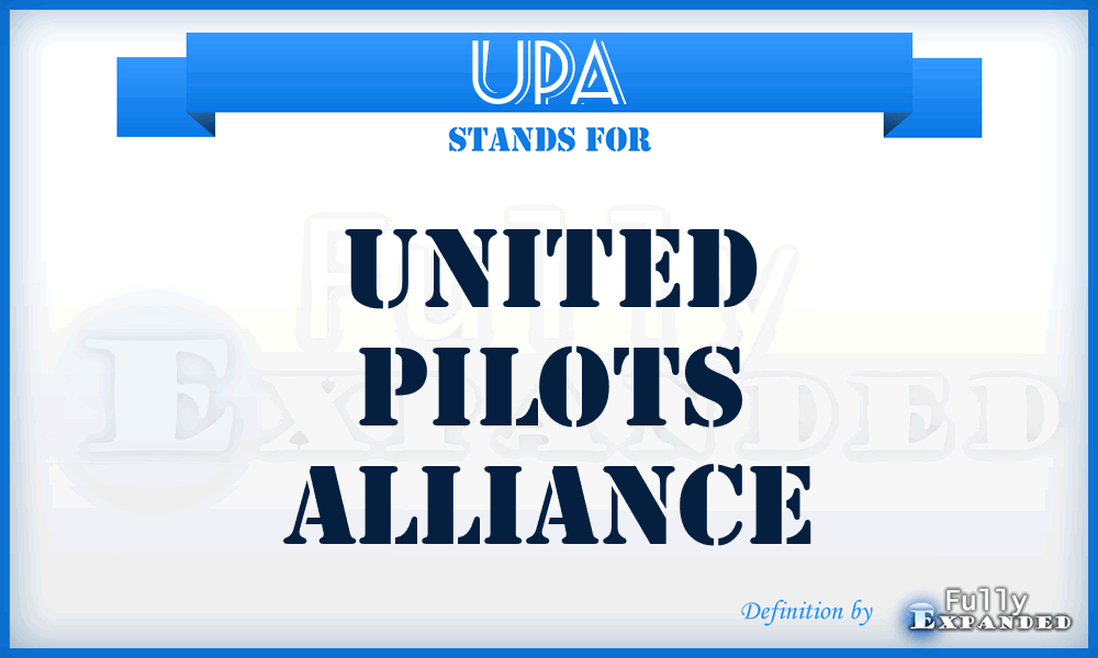 UPA - United Pilots Alliance