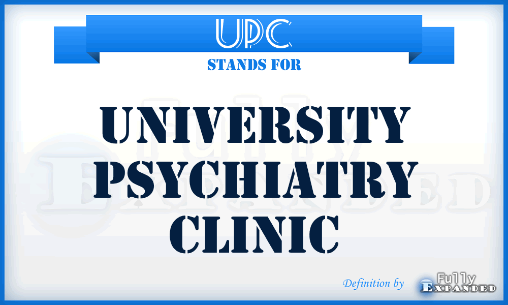 UPC - University Psychiatry Clinic