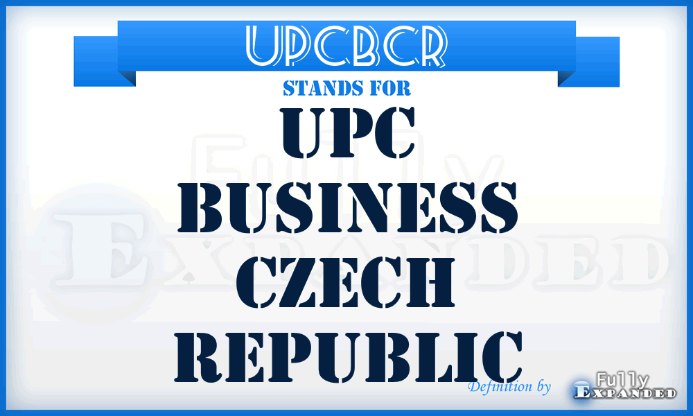 UPCBCR - UPC Business Czech Republic