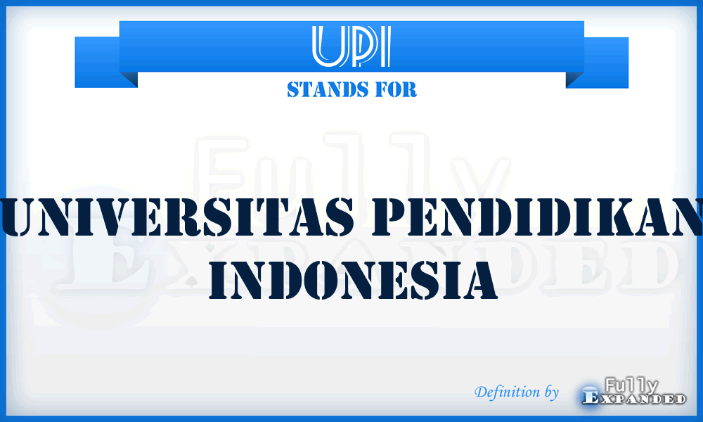 UPI - Universitas Pendidikan Indonesia