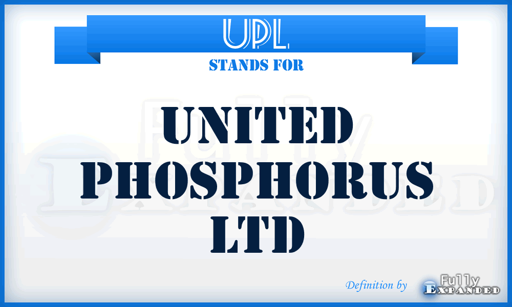 UPL - United Phosphorus Ltd