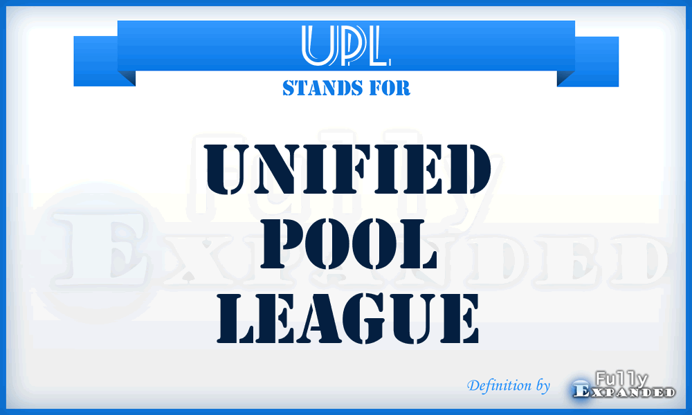 UPL - Unified Pool League