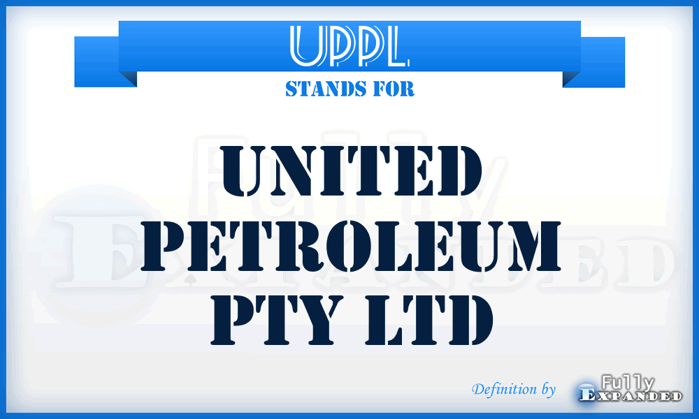 UPPL - United Petroleum Pty Ltd