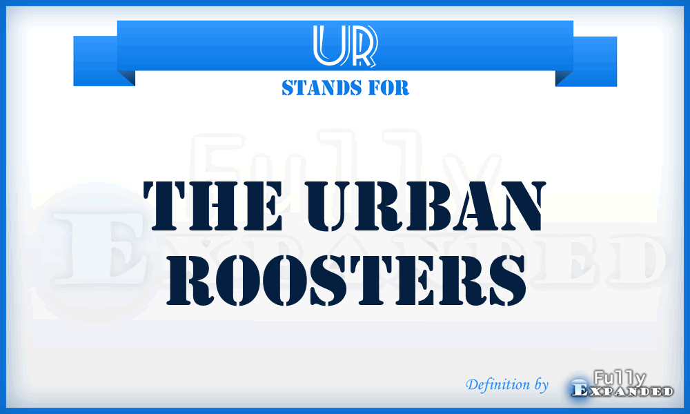 UR - The Urban Roosters