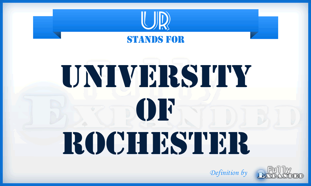 UR - University of Rochester