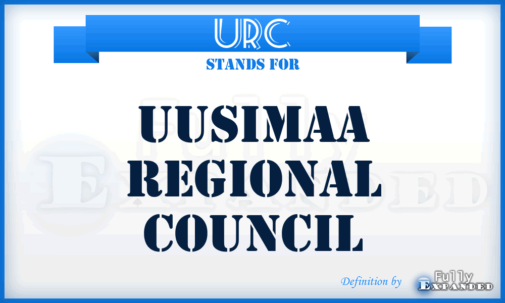 URC - Uusimaa Regional Council
